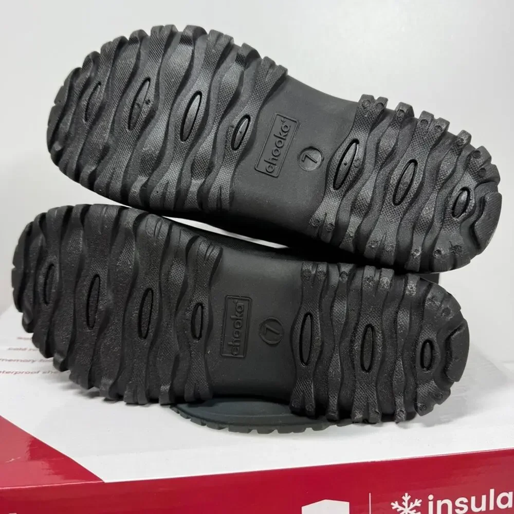 NIB• Chooka Nylon Puffer Mid Cold Weather Boot Size: 7